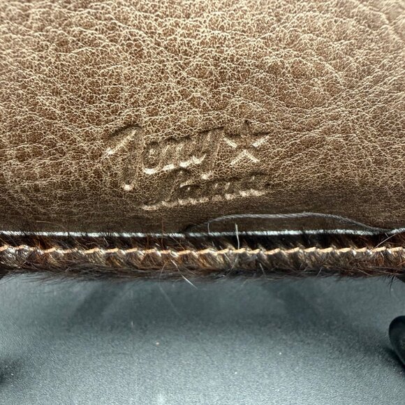 Tony Lama Western Brindle Cowhide Hair Wristlet - Picture 4 of 6